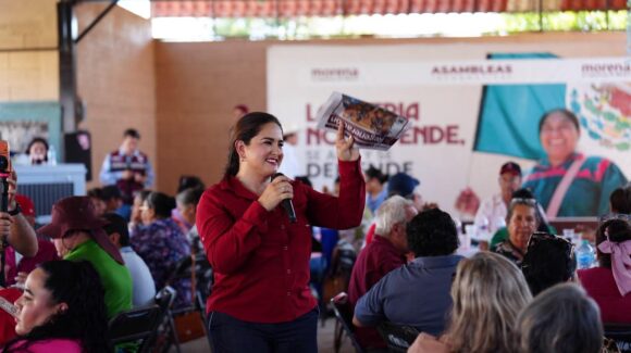 Desde Bácum, Celida López llama a fortalecer el campo y la soberanía nacional