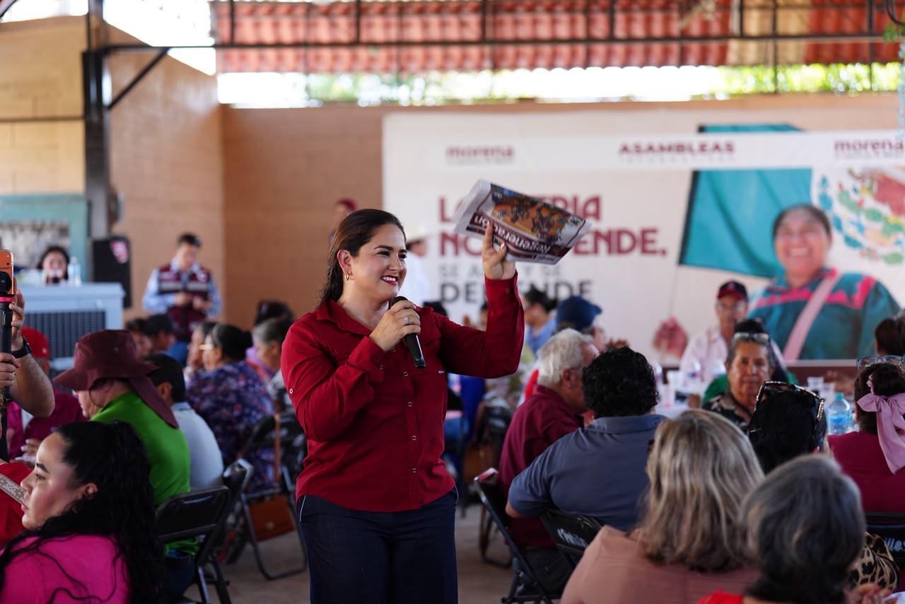 Desde Bácum, Celida López llama a fortalecer el campo y la soberanía nacional