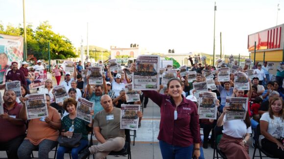 Desde Nogales, Celida López llama a defender la soberanía nacional