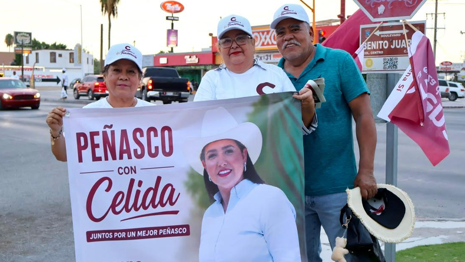 Desde distintos municipios, sonorenses manifiestan su respaldo a Celida López