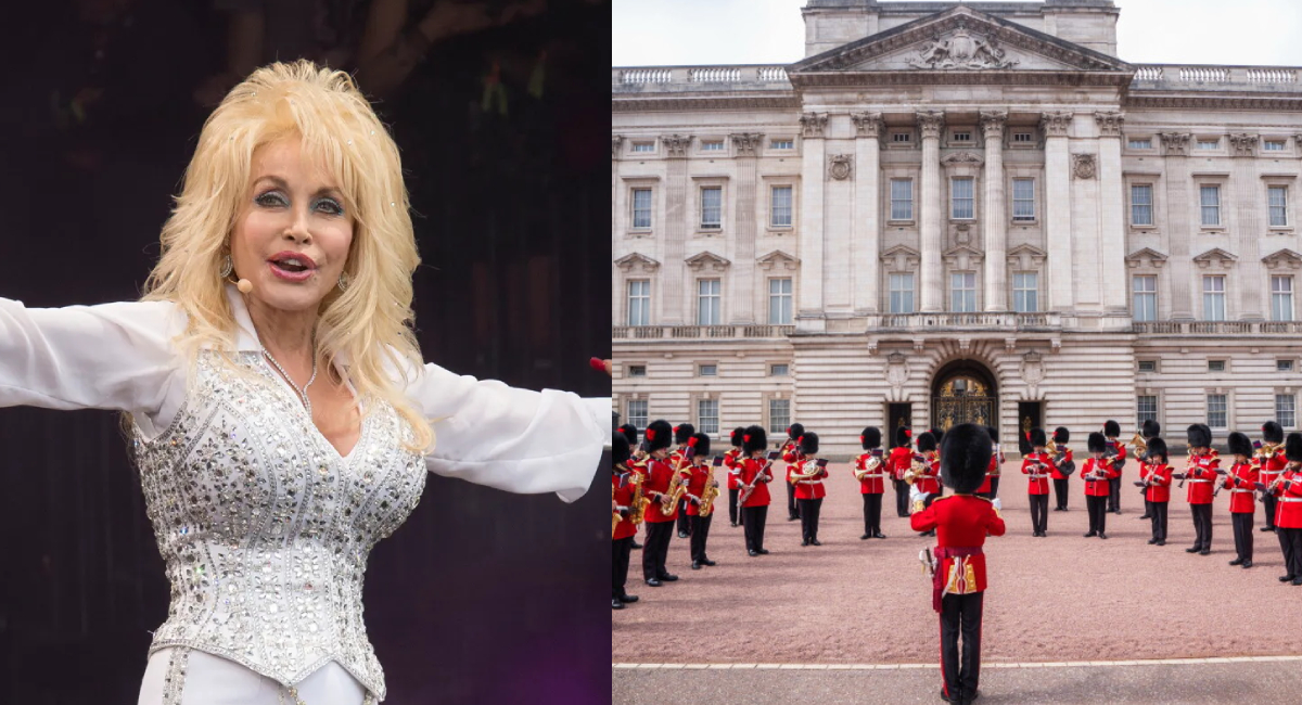 Dolly Parton es homenajeada por el Rey Carlos III y la familia Real con la Guardia Real tocando 9 to 5 en el Palacio de Buckingham