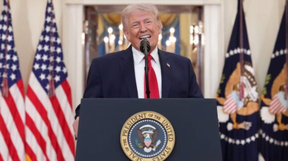 Donald Trump augura una nueva era dorada para la exploración y los viajes espaciales