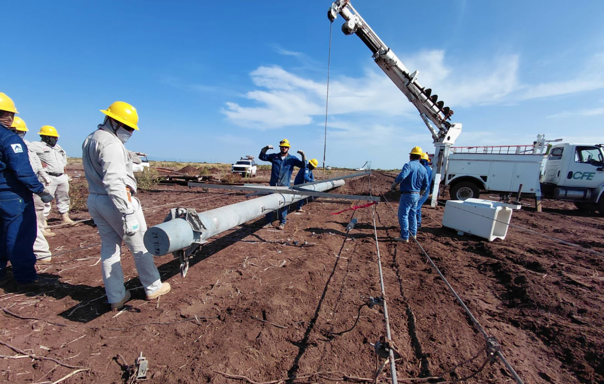 Durazo anuncia restablecimiento de luz en Cajeme tras fuerte tormenta; CFE refuerza red