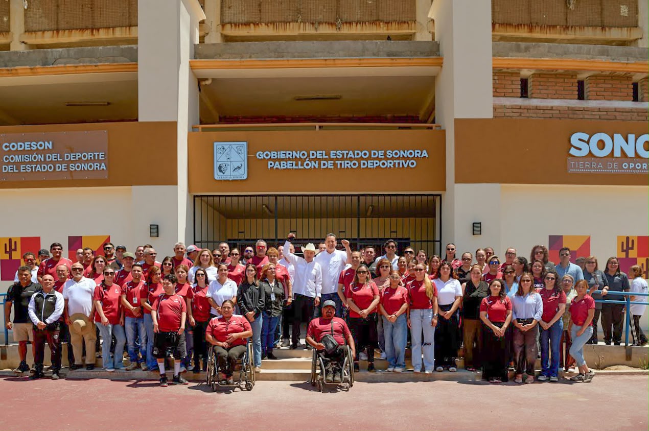 Durazo entrega instalaciones deportivas renovadas para atletas sonorenses