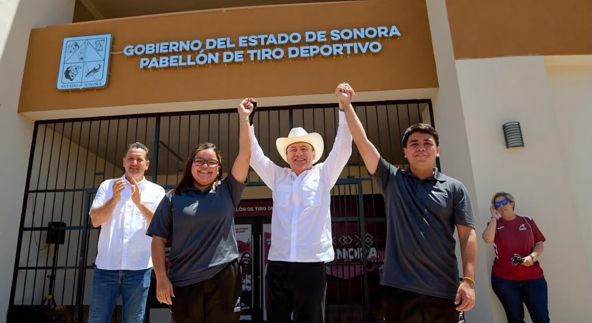 Durazo entrega instalaciones deportivas renovadas para atletas sonorenses
