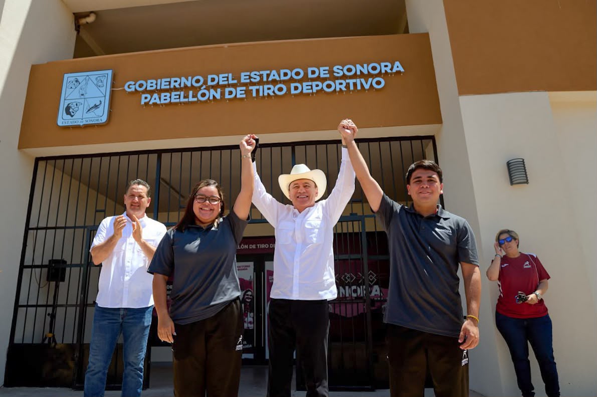 Durazo entrega instalaciones deportivas renovadas para atletas sonorenses