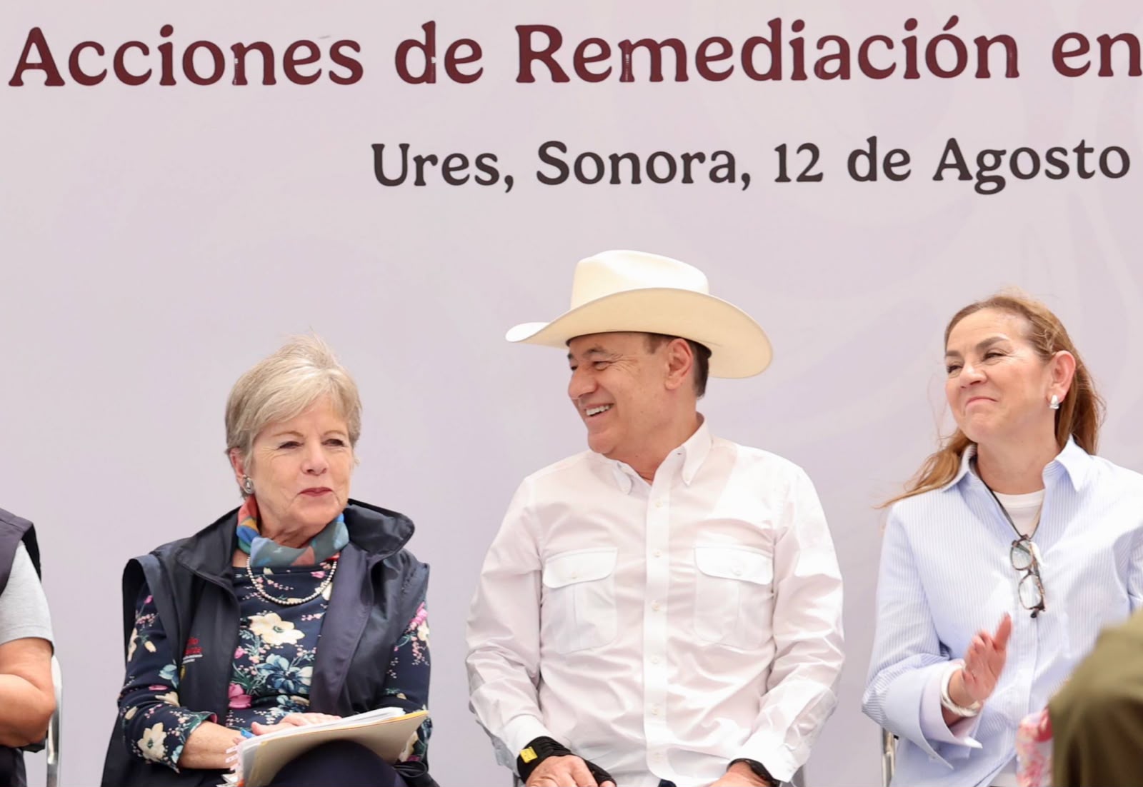 Durazo y Sheinbaum arrancan remediación del Río Sonora tras 12 años de espera