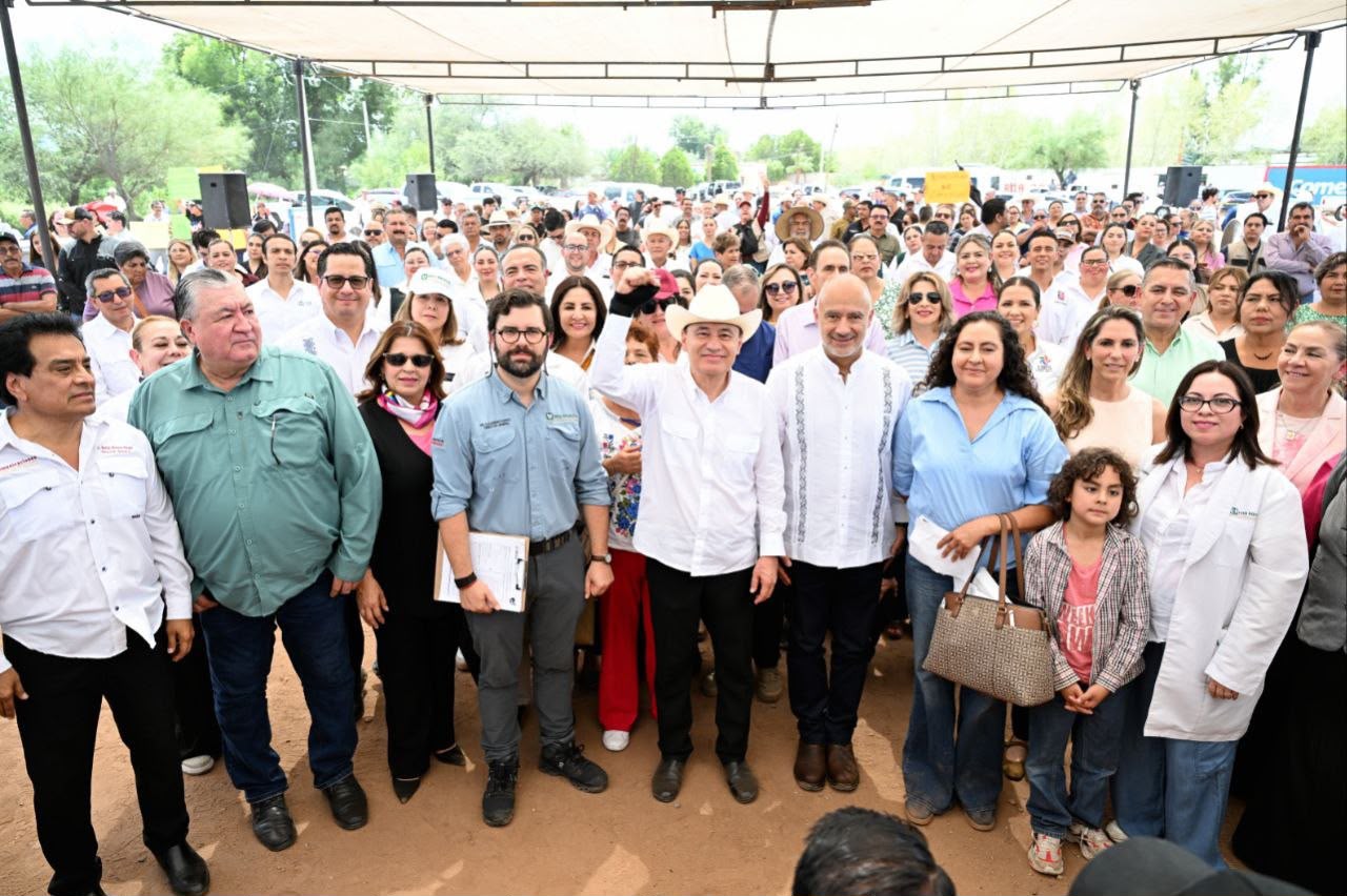 Durazo y Sheinbaum inician construcción del Hospital Regional del Río Sonora tras 12 años de espera
