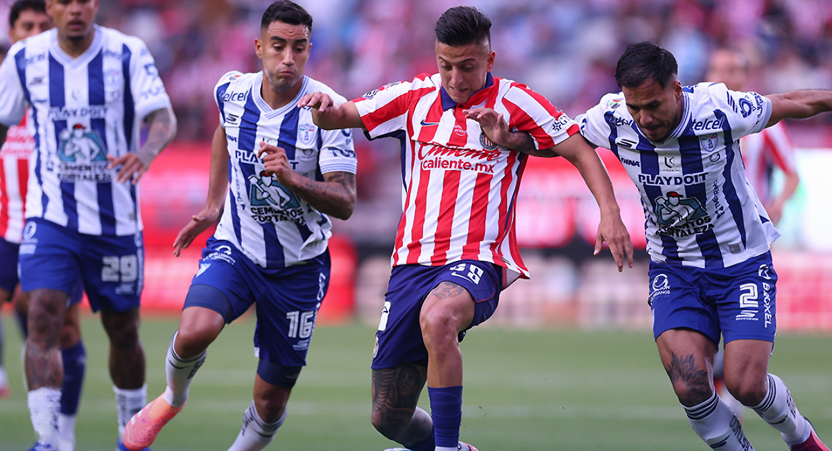 El Guadalajara dominó gran parte del encuentro pero no pudo conservar la ventaja y terminó empatando ante el Pachuca