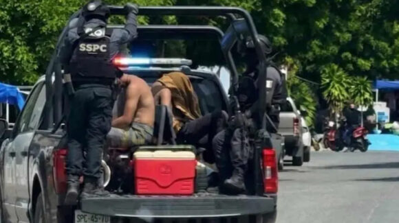 Enfrentamiento armado en Escuinapa, Sinaloa, deja siete sicarios detenidos y mujer herida de bala