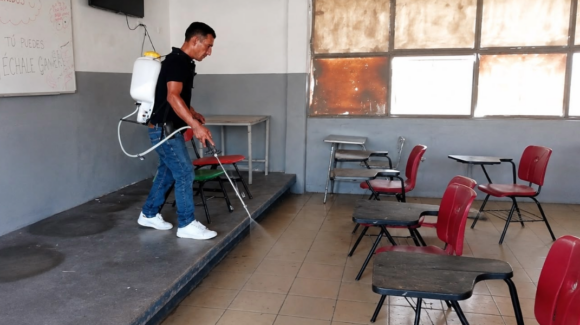 Escuelas en Navojoa preparan un regreso a clases libre de dengue