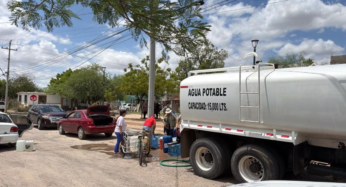 Este miércoles Agua de Hermosillo continúa con su programa emergente con brigada especial de pipas