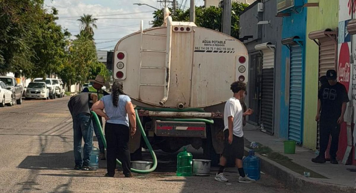 Este miércoles Agua de Hermosillo continúa con su programa emergente con brigada especial de pipas