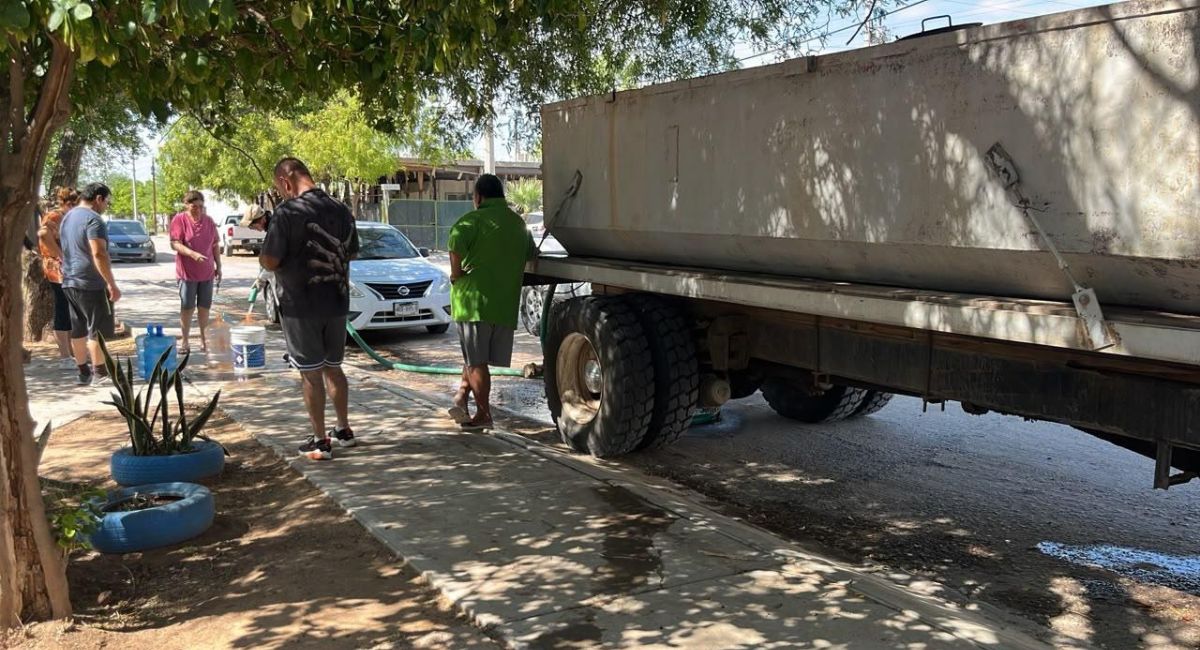 Este miércoles Agua de Hermosillo continúa con su programa emergente con brigada especial de pipas