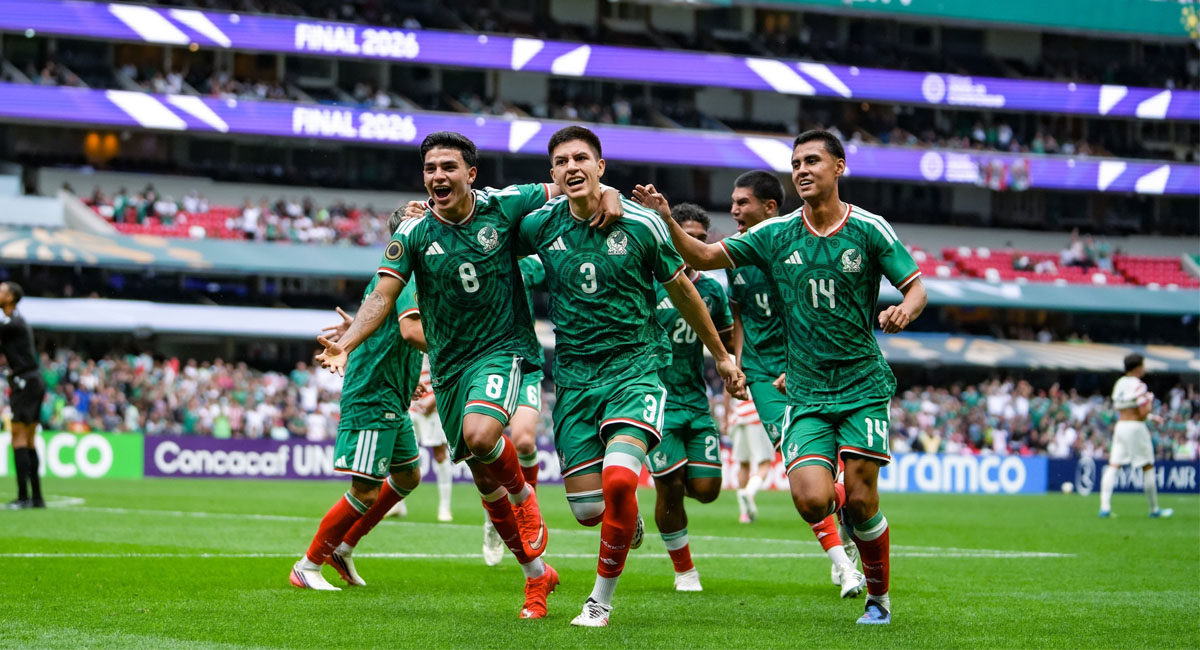 Alfaro (3) fue el artífice de la victoria del Tri en la final