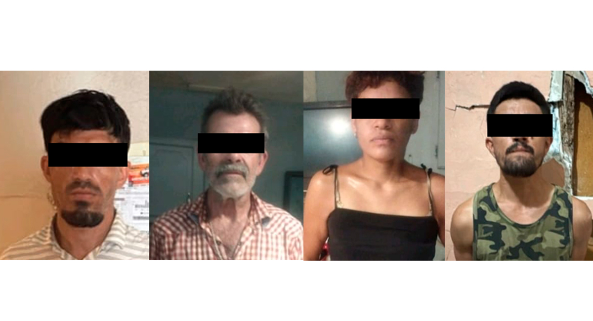 FGJES procesa a cuatro presuntos narcomenudistas en SLRC; les encontraron envoltorios de crystal