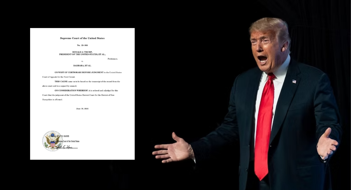 Golpe a Trump Corte Suprema de EU ratifica la ciudadanía por nacimiento para hijos de migrantes