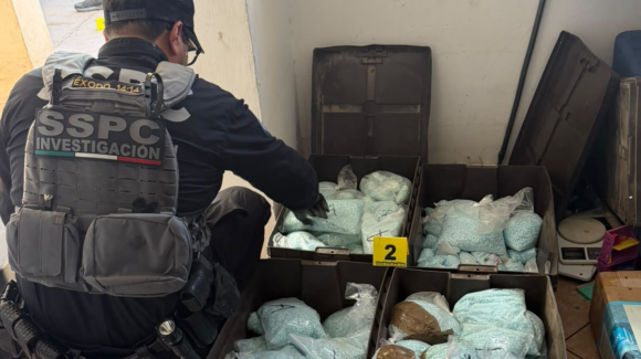 Golpe al narco: México y DEA aseguran cuatro millones de dosis de fentanilo en Mexicali