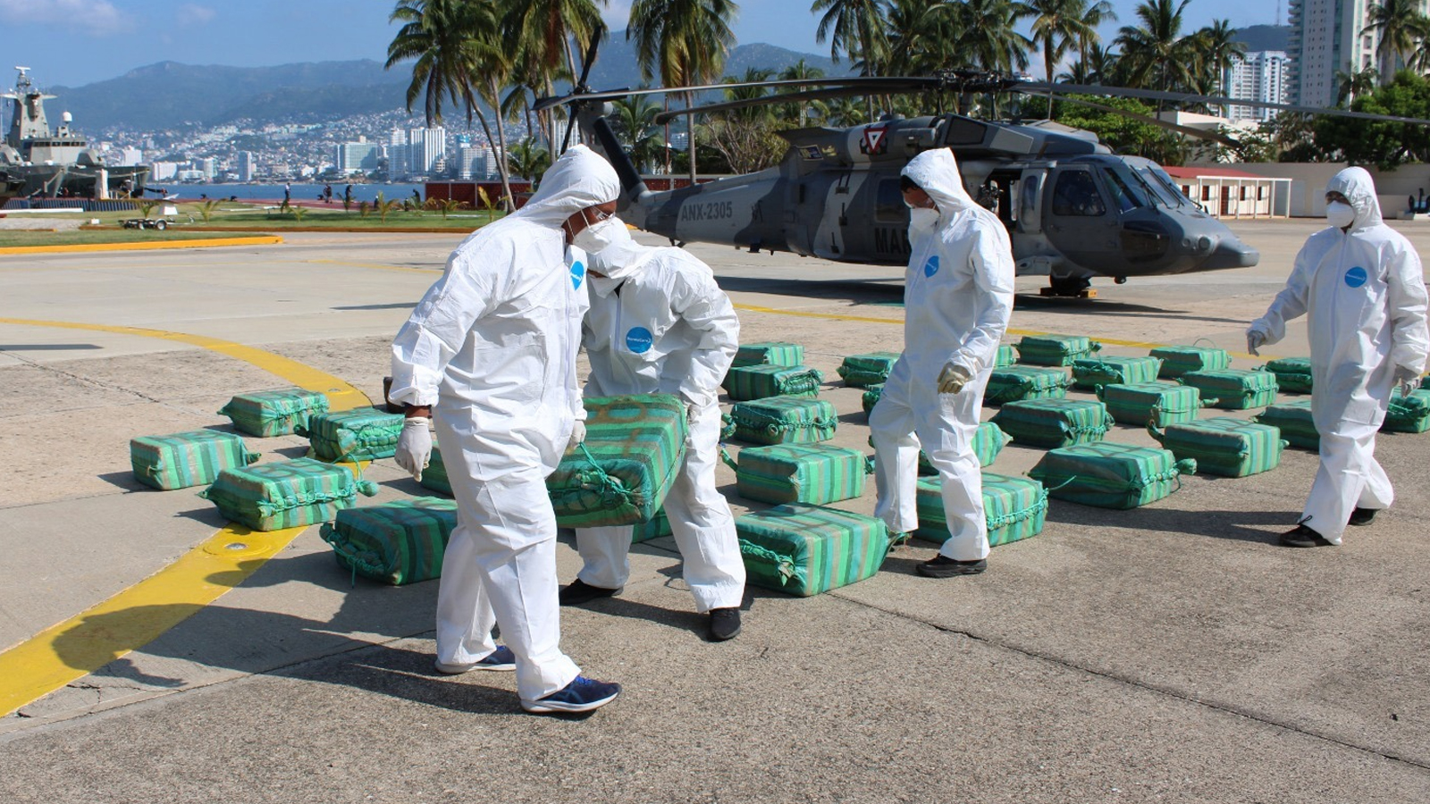 Golpe en el Pacífico mexicano: Marina intercepta narcolancha con 1.9 toneladas de cocaína y dos sujetos