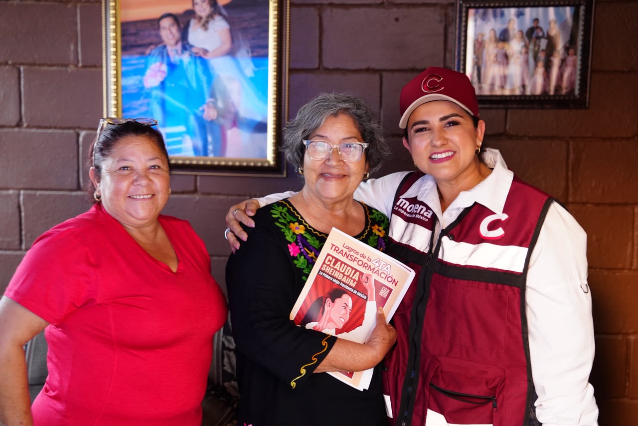 Guaymas respalda proyecto de Celida López rumbo a la coordinación de Morena