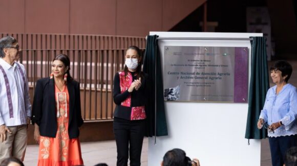 Inaugura Claudia Sheinbaum el Centro Nacional de Atención Agraria; resguarda documentos