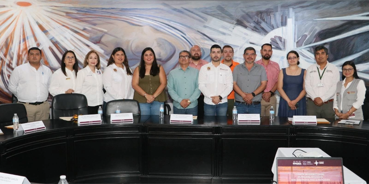 Integran Comité Intersectorial en Navojoa para fomentar la cultura de la prevención a la salud