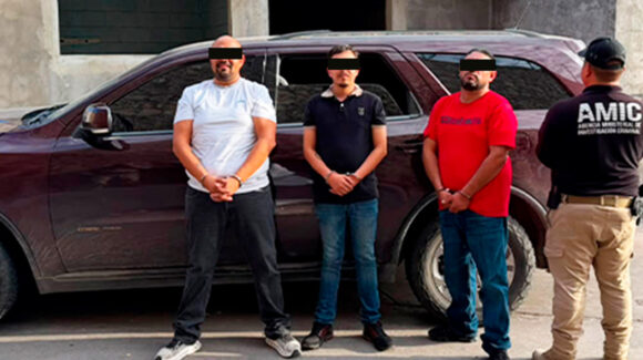 Intentaron escapar: Caen tres presuntos miembros de grupo delictivo durante operativo en Nogales