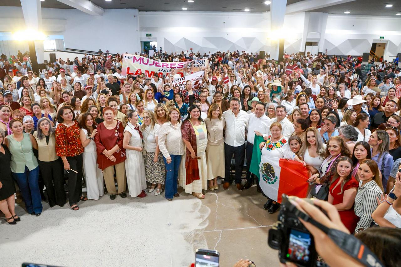 Javier Lamarque reconoce fuerza de mujeres de Sonora en defensa de la soberanía