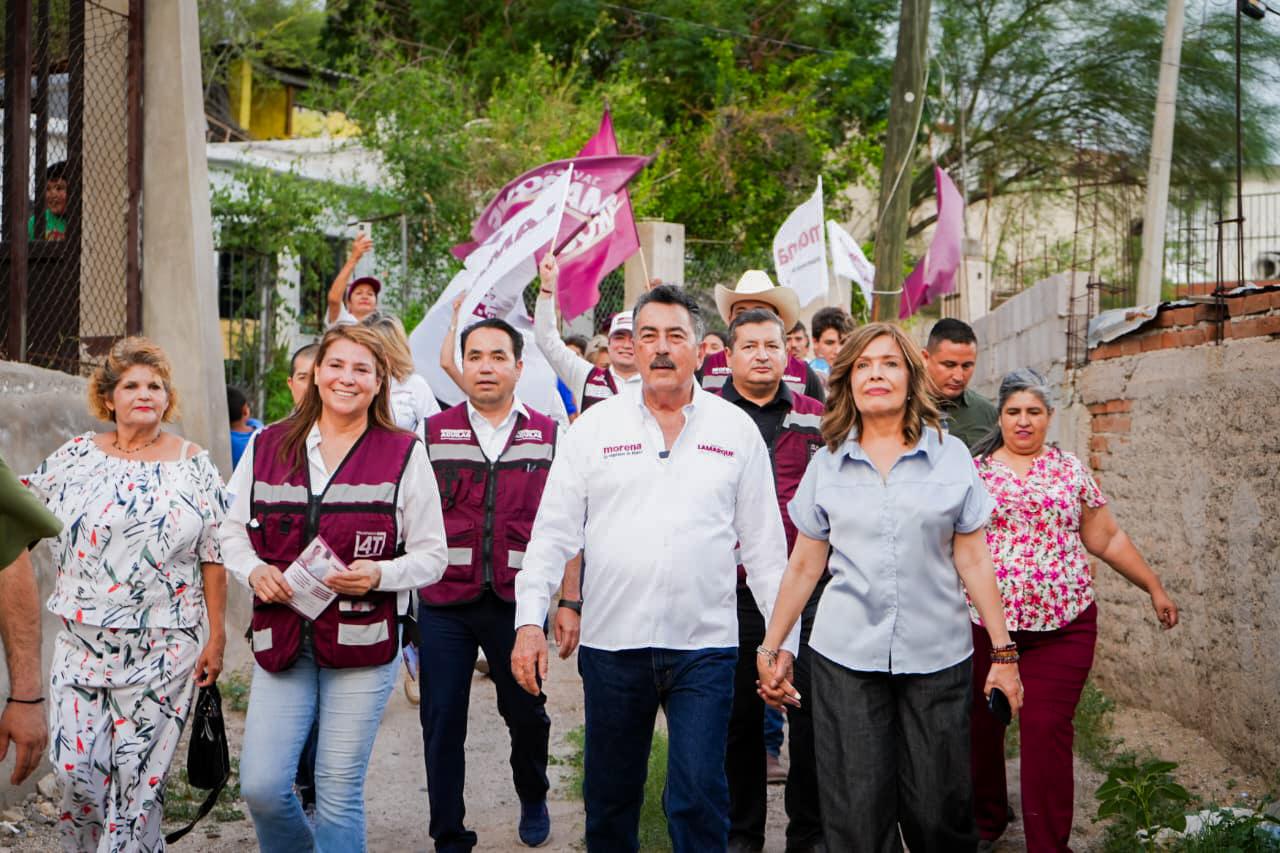 Javier Lamarque recorre Piedra Bola y escucha a vecinos de Hermosillo