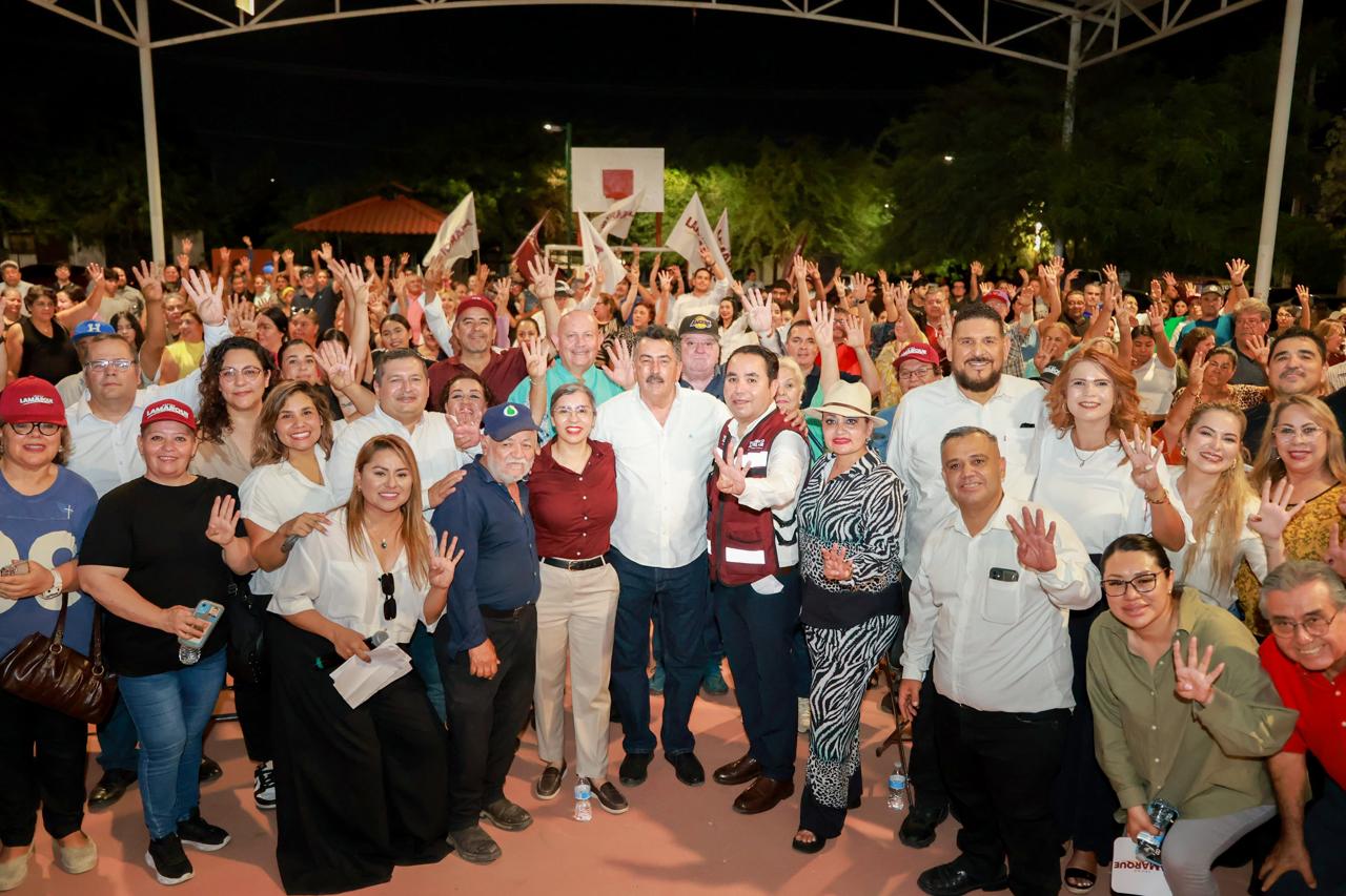 Javier Lamarque refuerza cercanía con militancia durante recorridos en Hermosillo