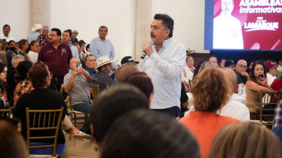 Javier Lamarque reúne a cerca de 700 líderes del sur de Sonora y fortalece la unidad del movimiento