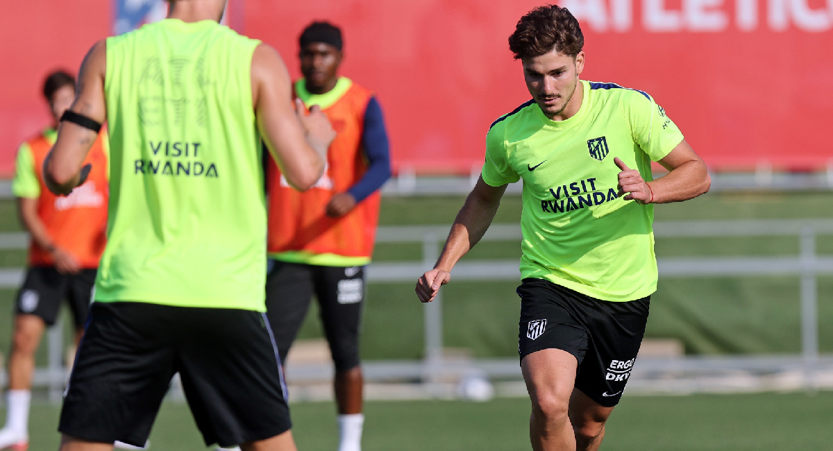 Julián Álvarez se reintegró a los entrenamientos del Atlético de Madrid luego de cuatro días de trabajo diferenciado