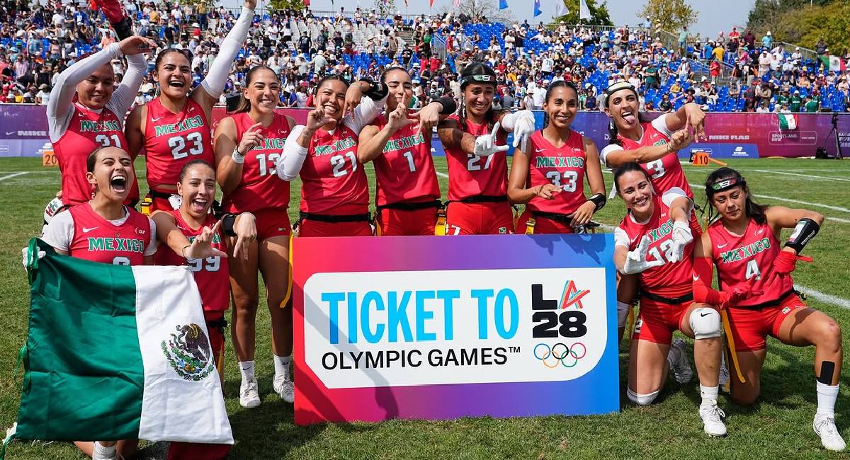 La Selección Mexicana de Flag Football venció a Gran Bretaña y selló su clasificación a los Juegos Olímpicos de Los Ángeles 2028