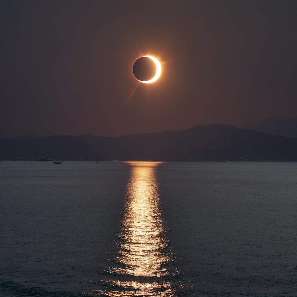 Las mejores imágenes captadas del eclipse solar visto desde España