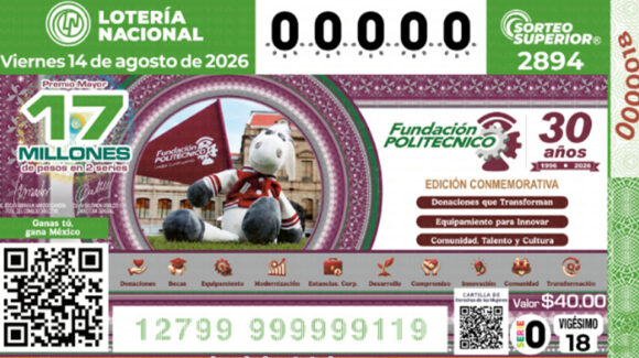 Lista COMPLETA de GANADORES del Sorteo Superior No. 2894 de la Lotería Nacional HOY viernes 14 de agosto