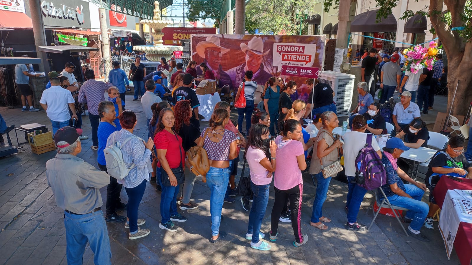 Lleva el Gobierno de Sonora servicios gratuitos al centro de Hermosillo