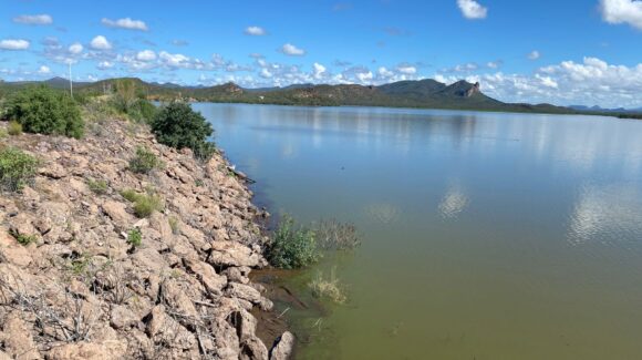 Llueve mucho, pero la presa Punta de Agua registra muy poca captación