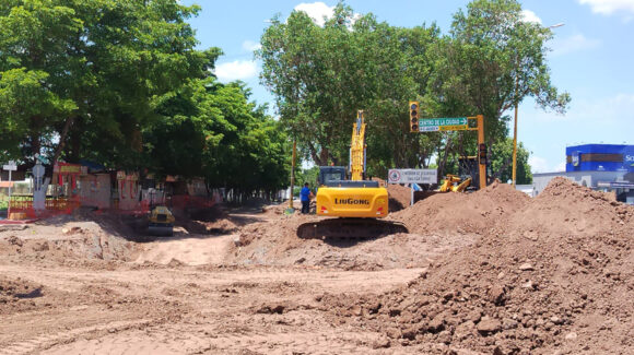 Lluvias retrasan uno o dos días obras de infraestructura en proceso en el municipio de Cajeme