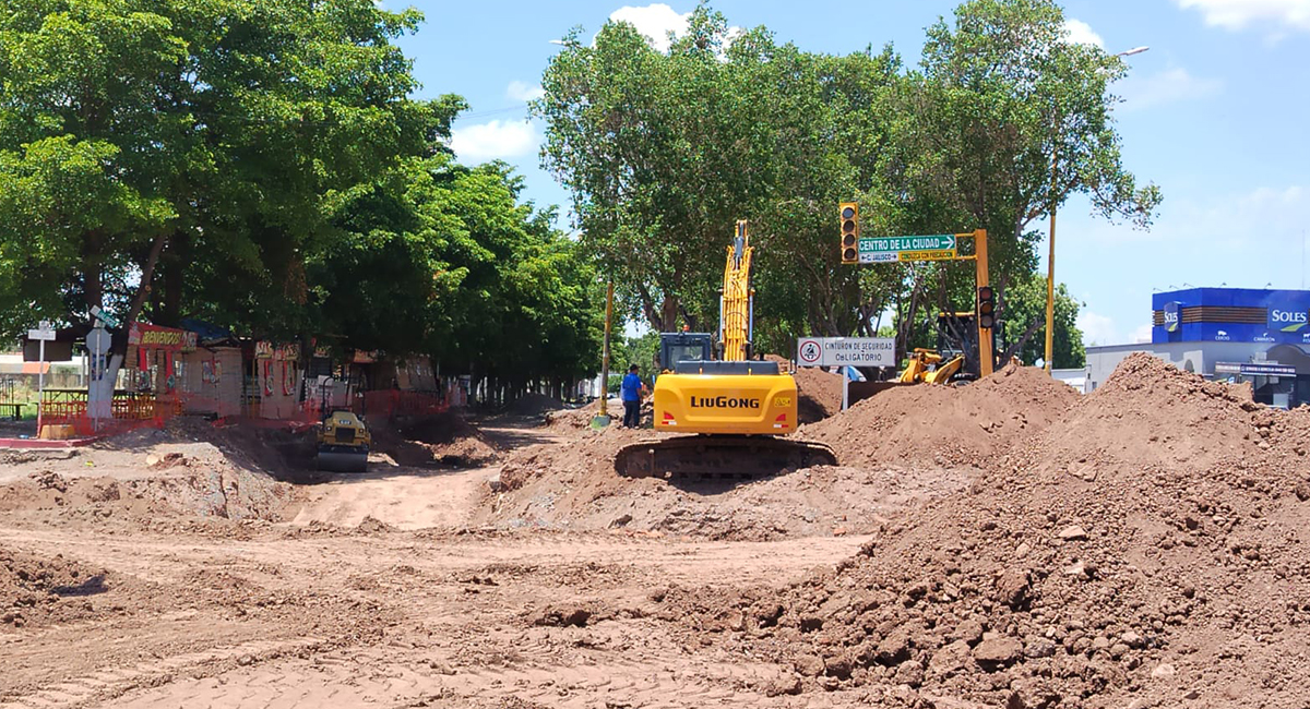 Lluvias retrasan uno o dos días obras de infraestructura en proceso en el municipio de Cajeme