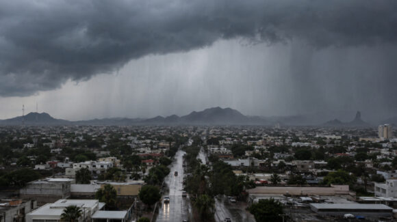 Lluvias y tormentas se quedan en Sonora; así estará el clima esta noche de jueves 13 de agosto