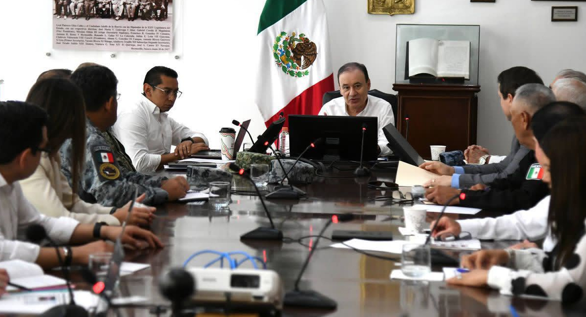 Alfonso Durazo mostró la cifras de seguridad