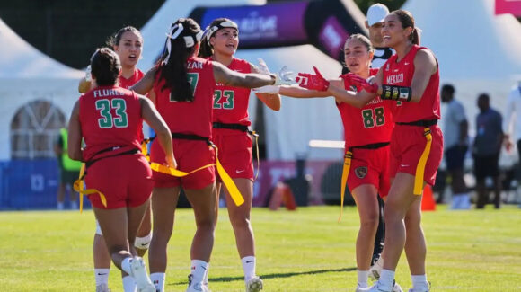 México tiene sólido arranque en el Mundial de Flag Football; cajemense resulta el MVP