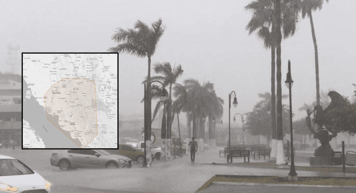 Prevén tormentas, fuertes vientos y posible granizo en estas zonas de Sonora este martes 17 de agosto