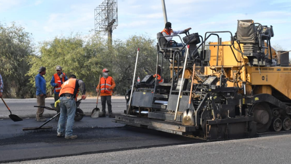 Realizan recarpeteo en 21 vialidades estratégicas de Hermosillo