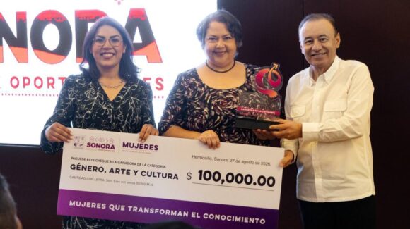 Reconoce Durazo a tres mujeres investigadoras por transformar Sonora desde la ciencia