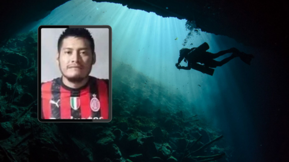 Rescatan con vida a pescador tras pasar 15 días atrapado en un cenote en Veracruz