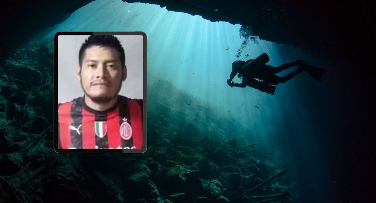 Rescatan con vida a pescador tras pasar 15 días atrapado en un cenote en Veracruz