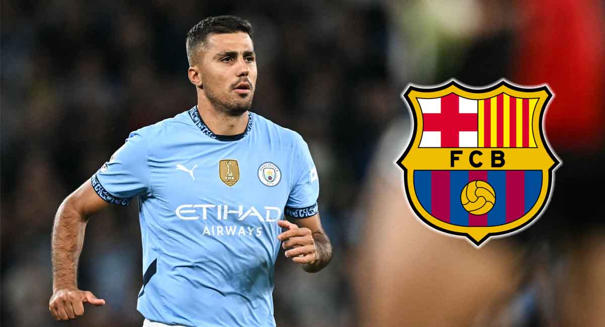 Rodri, centrocampista español, habría dado luz verde para que el Manchester City negocie su fichaje con el Barcelona