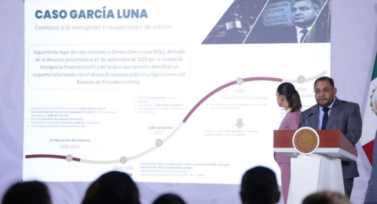 Gobierno de México recupera 5.8 millones de dólares del caso García Luna