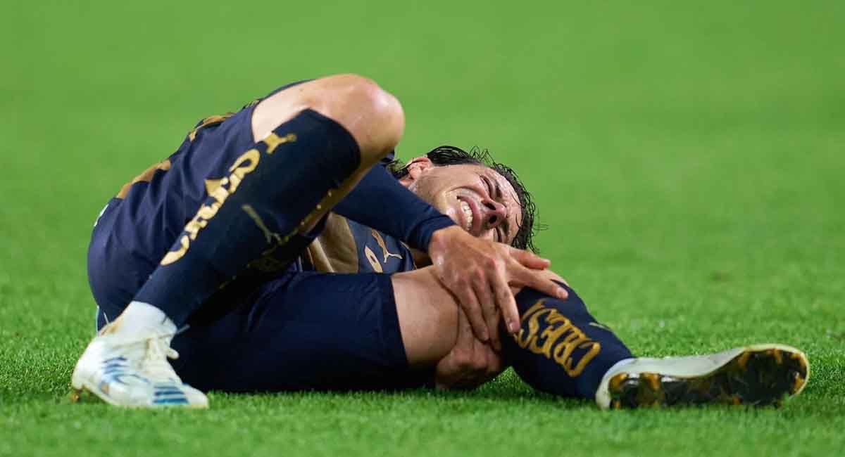 Sebastián Córdova sufrió una lesión de rodilla en la Leagues Cup que podría cortar su continuidad en Pumas UNAM